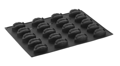 Molde negro en silicona cm 60x40 Bocca