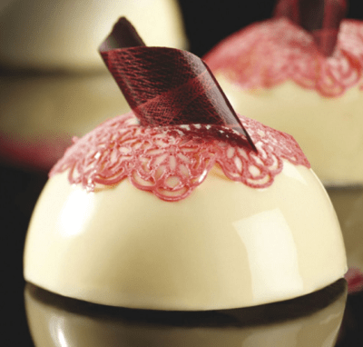 Molde negro silicona cm 60x40 Semisfera