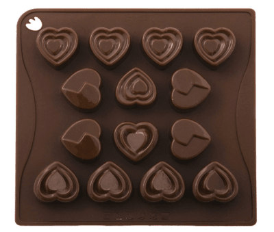 CHOCO03 Molde Corazones CHOCO03 Molde Corazones