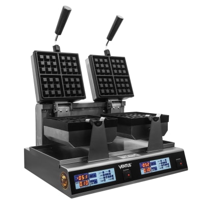 WAFFLERA ELECTRICA CUADRADA DOBLE