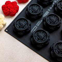 MOLDE SILICONA BOUQUET DE ROSAS