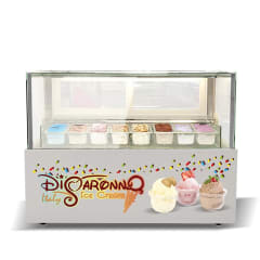 VITRINA DE HELADOS 8 CUBETAS