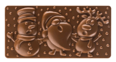 MOLDE POLI TABLETA AMIGOS NAVIDEÑOS