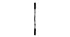PLUMON NEGRO DOBLE PUNTA PAQUETE X 101
