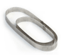 Cinta microperforada en acero inoxidable oval h 20 mm 90x290 mm1
