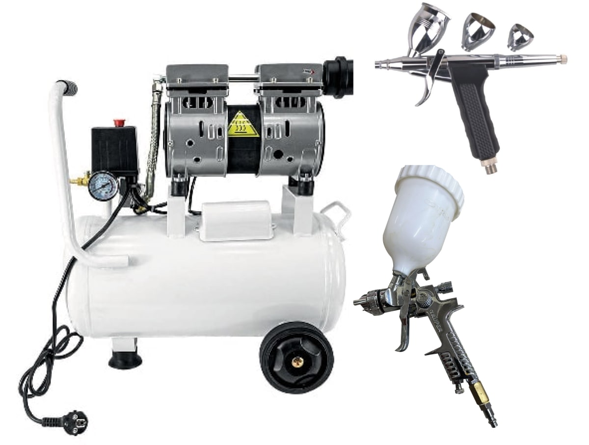 EQUIPO PULVERIZADOR PARA CHOCOLATERIA COMPRESOR AEROGRAFO SPRAYER3