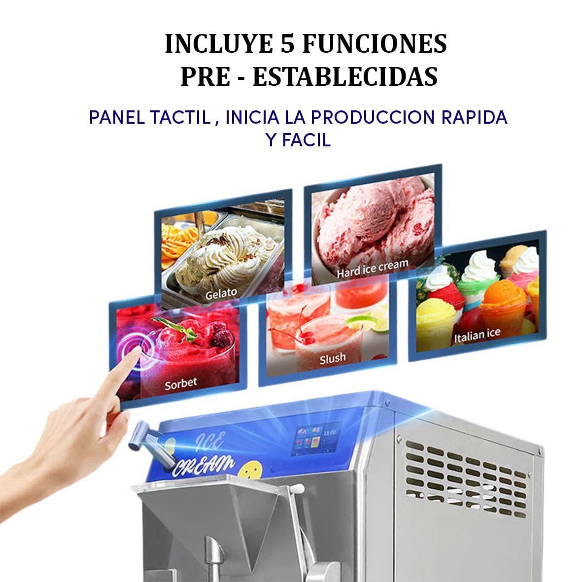 MAQUINA DE HELADO 12LT UND2