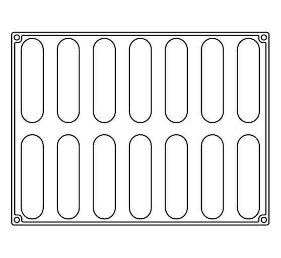 MOLDE DE SILICONA MONOPORCION CONFY3