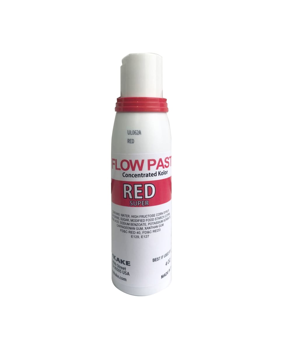 FLOW PASTE ROJO 4OZ TINTA EN GEL1