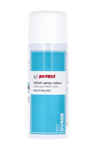 (DV9) SPRAY TERCIOPELO PAVONI CELESTE 400 ML1