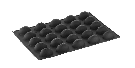 Molde negro en silicona cm 60x40 Oval1
