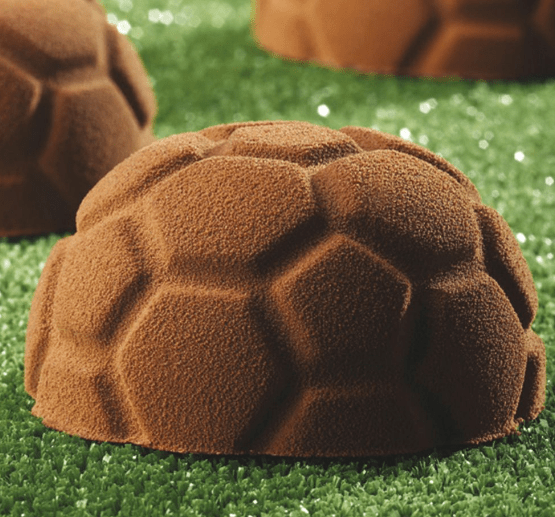 Molde negro en silicona cm 60x40 Pallone4