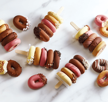 MOLDE MINI DONAS ROSADO PX32124