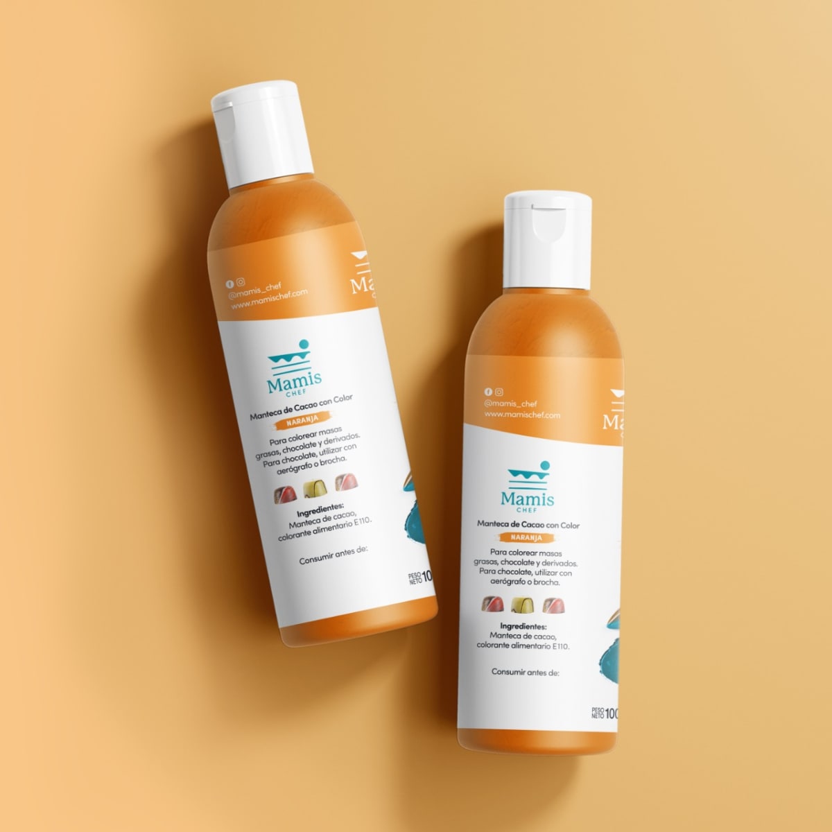 MANTECA DE CACAO NARANJA 100GR1