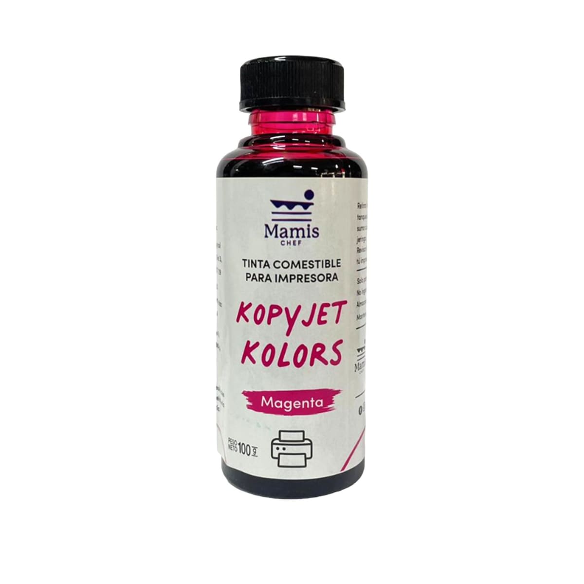 TINTA PARA IMPRESIONES EN PAPELES COMESTIBLES 100 ML3