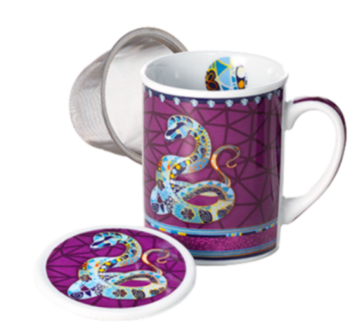 Mug Porcelana Serpiente