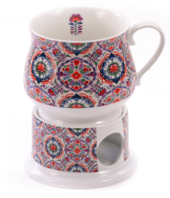 Mug Porcelana con Warmer