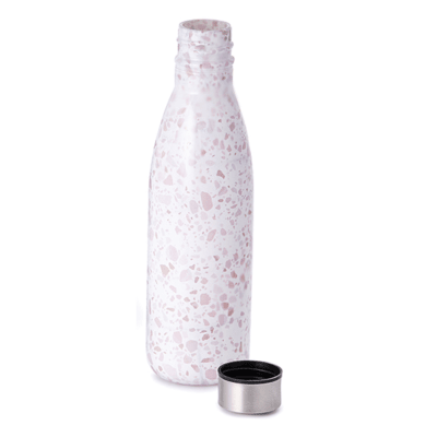 Botella Vidrio Rosada 400 ml.
