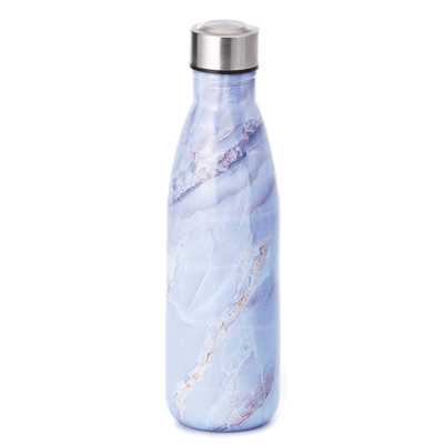 Botella Vidrio Azul 400 ml.
