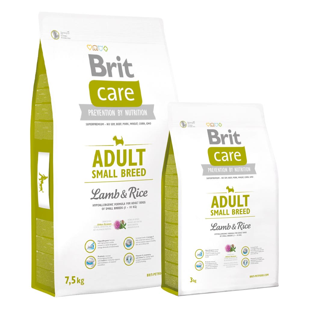 Brit Care Adult Small Breed Lamb & Rice Brit Care Adult Small Breed Lamb & Rice