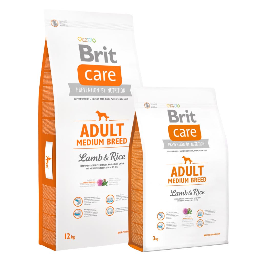 Brit Care Adult Medium Breed Lamb & Rice Brit Care Adult Medium Breed Lamb & Rice