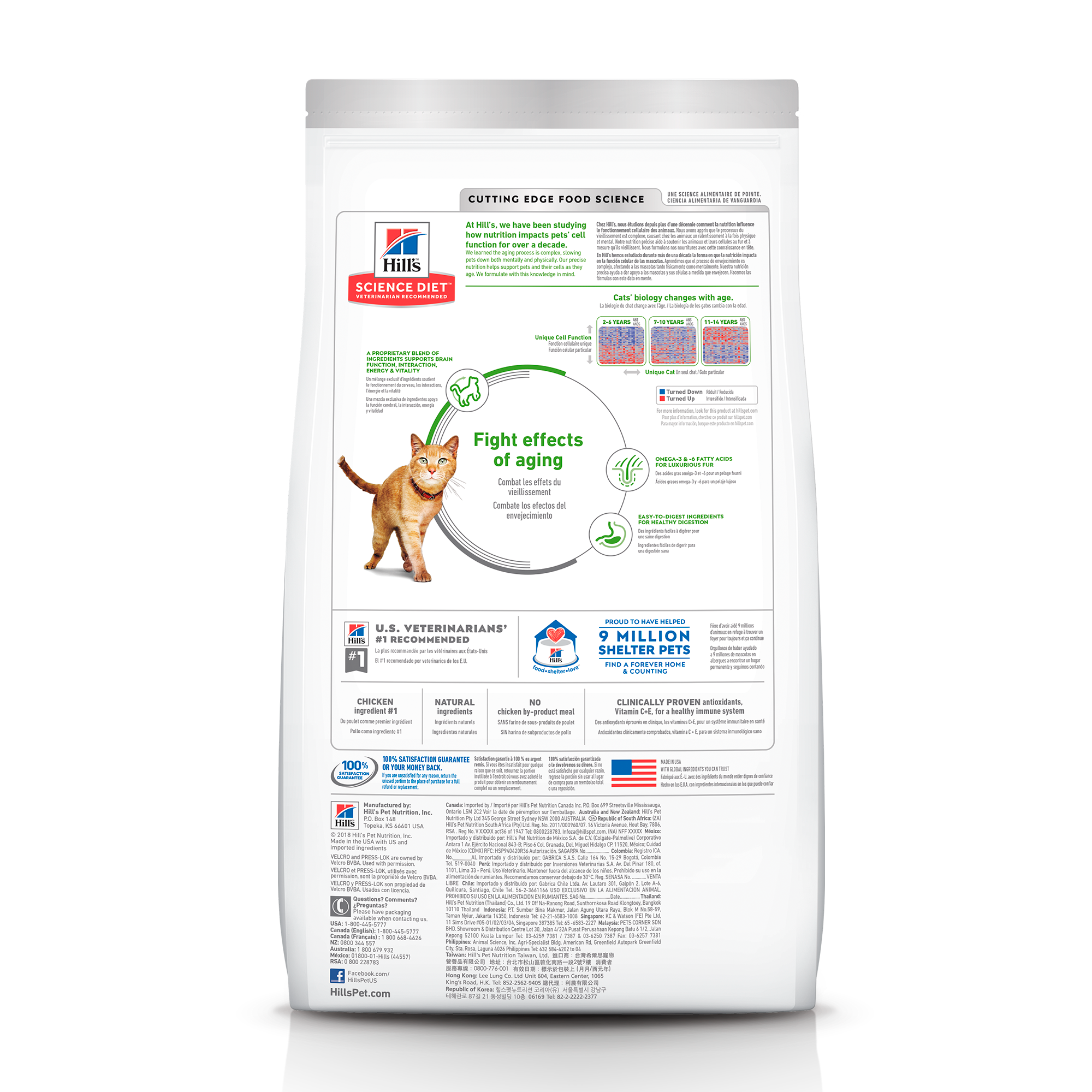 Hills Youthful Vitality Adult 7+ for Cats 1.36 K Hills Youthful Vitality Adult 7+ for Cats 1.36 K