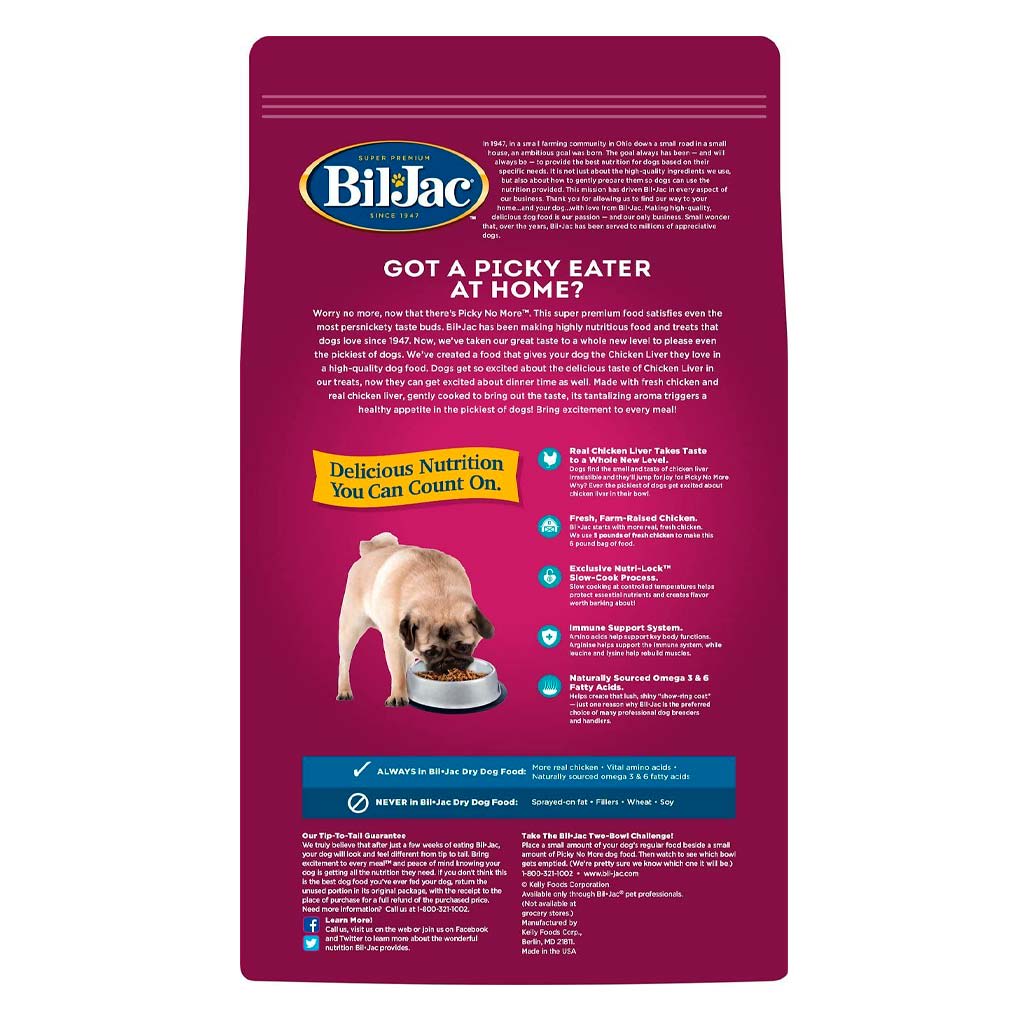 Bil Jac Picky No More Small Breed Perruqueria Los mejores alimentos