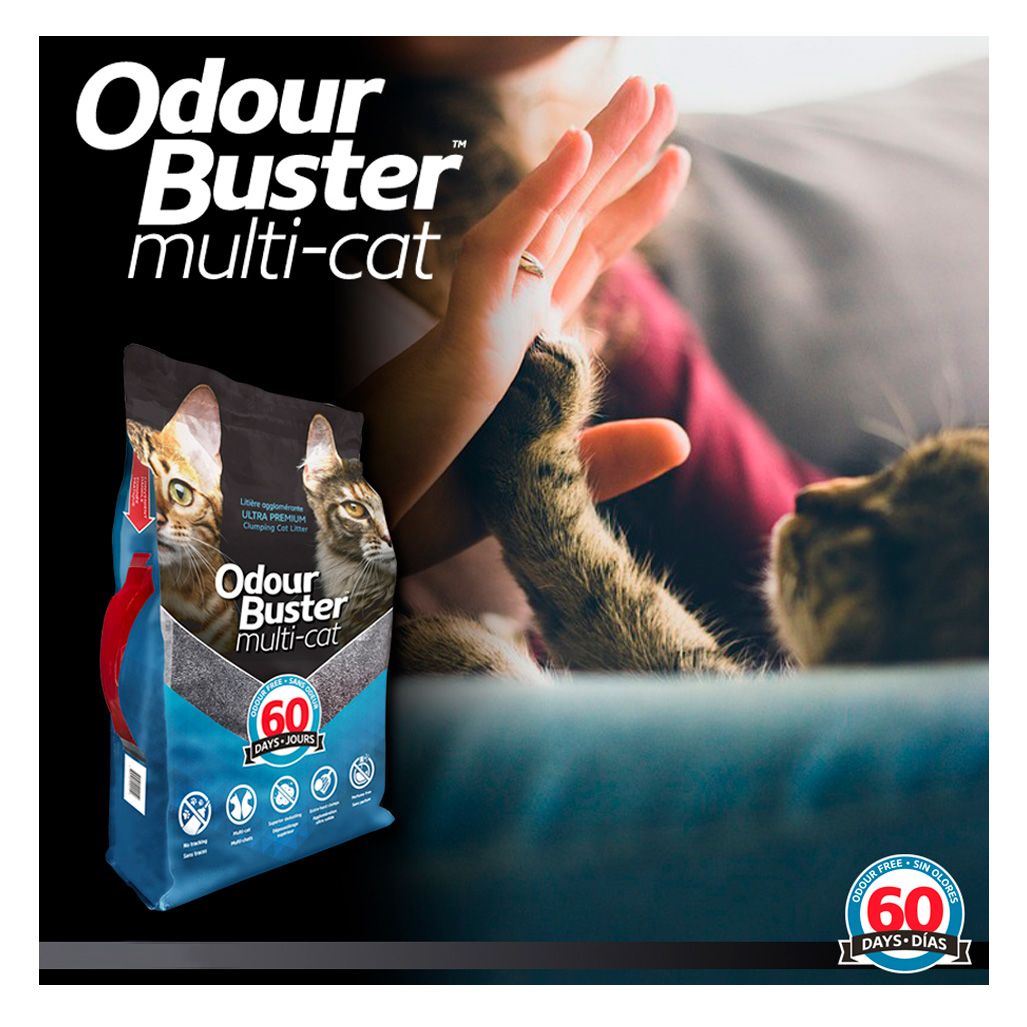 Odour Buster MultiCat 12 kg Perruqueria Los mejores alimentos y
