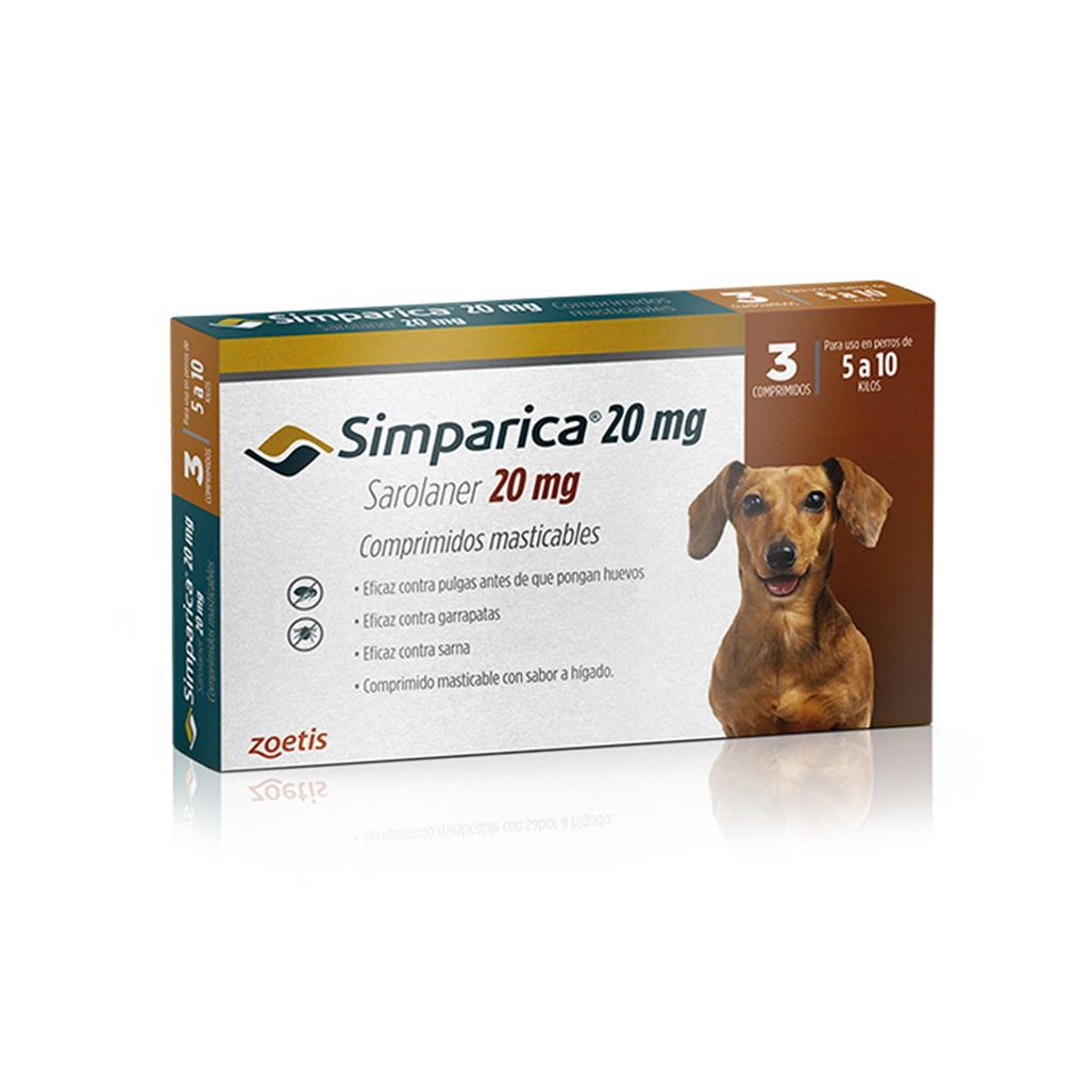 Simparica 20 Mg 5 a 10 Kilos Perruqueria