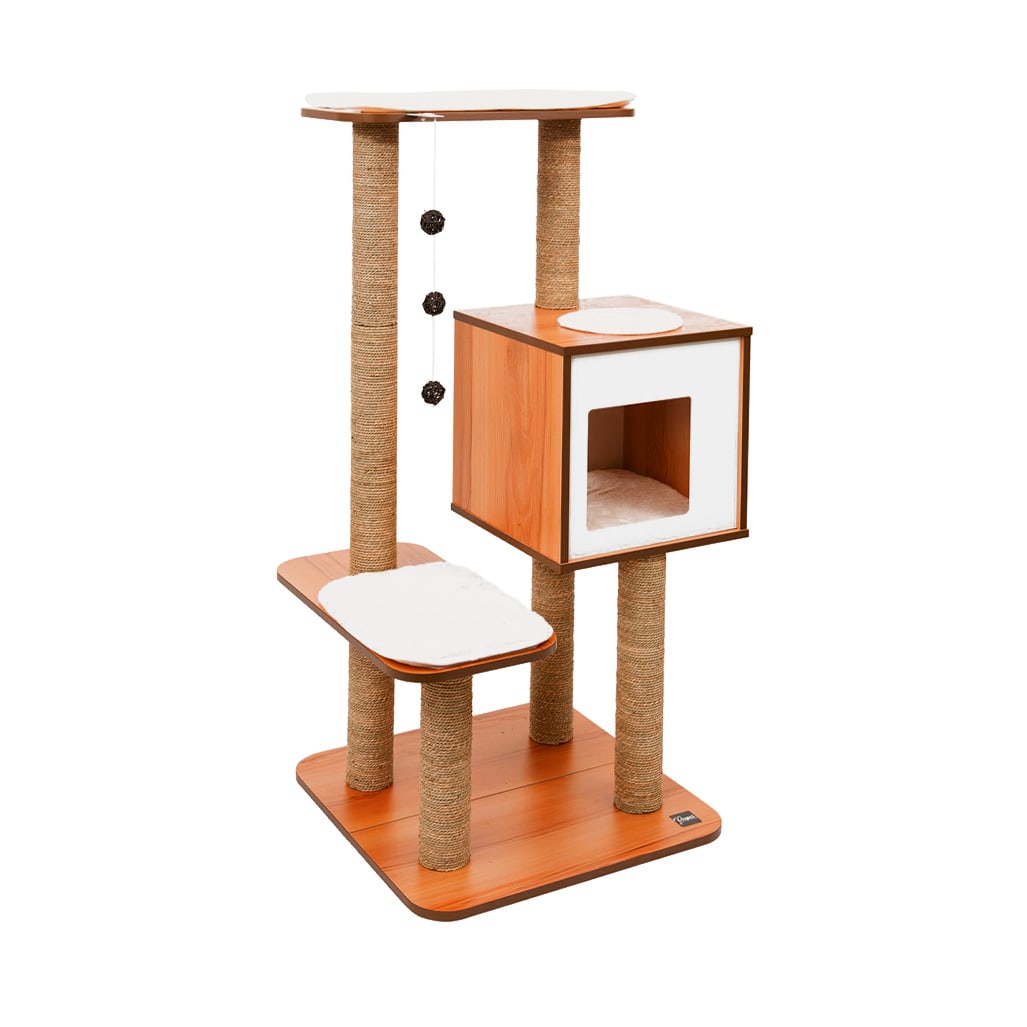 Vesper Cat Furniture V High Base Walnut Perruqueria Los mejores