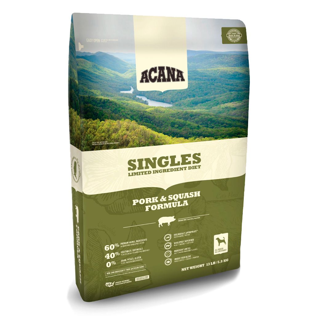 Acana Singles Pork & Squash Acana Singles Pork & Squash