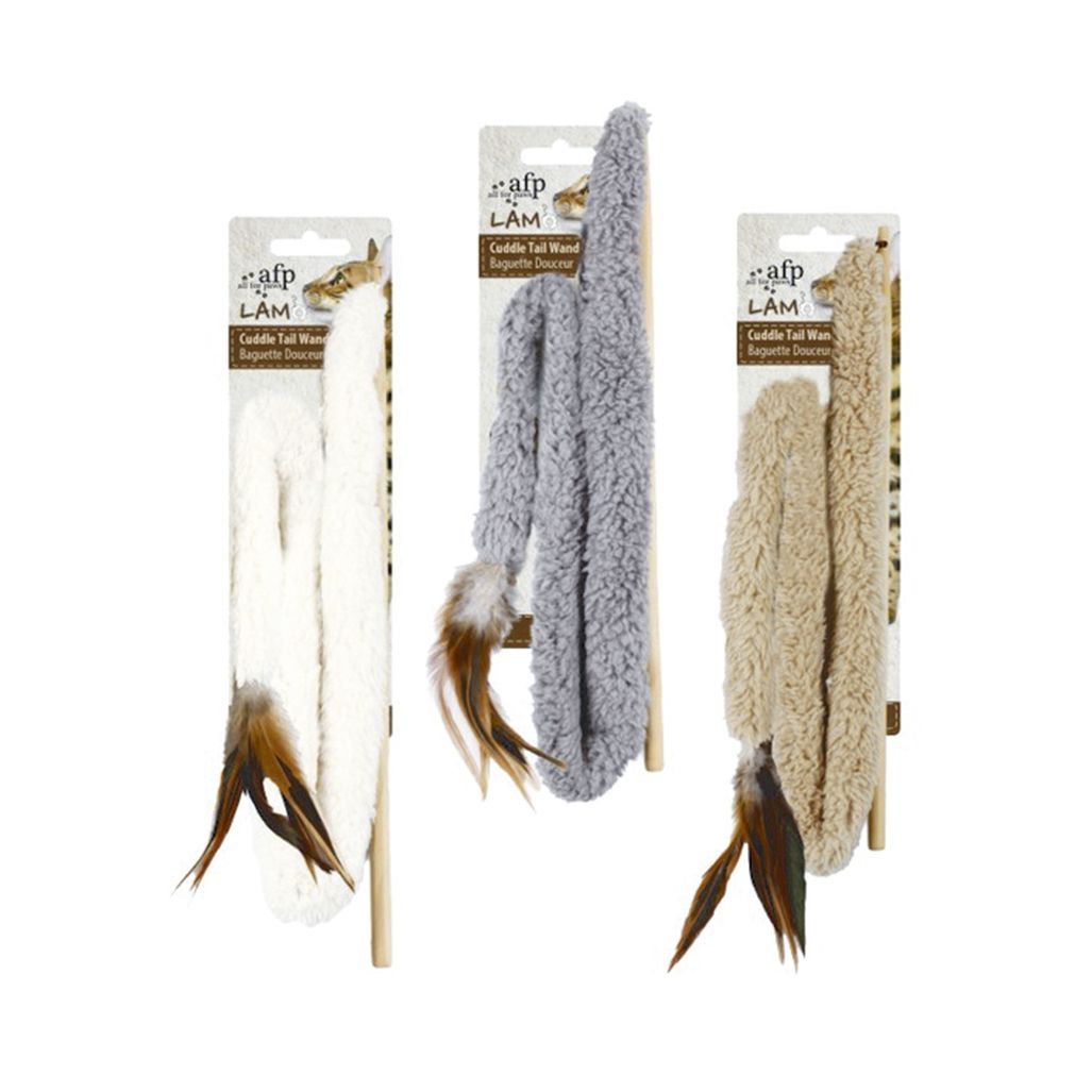 AFP Cat Lamb Cuddle Tail Wand AFP Cat Lamb Cuddle Tail Wand