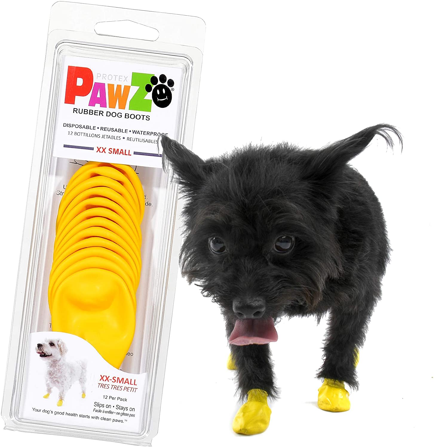 PawZ Botas Amarillas XXS PawZ Botas Amarillas XXS