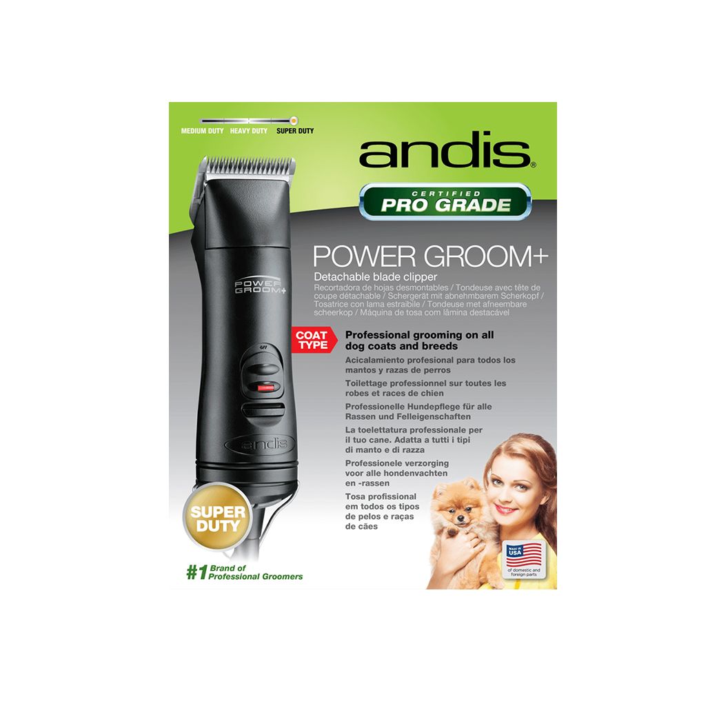 Andis Power Groom + 5 Vel. Andis Power Groom + 5 Vel.