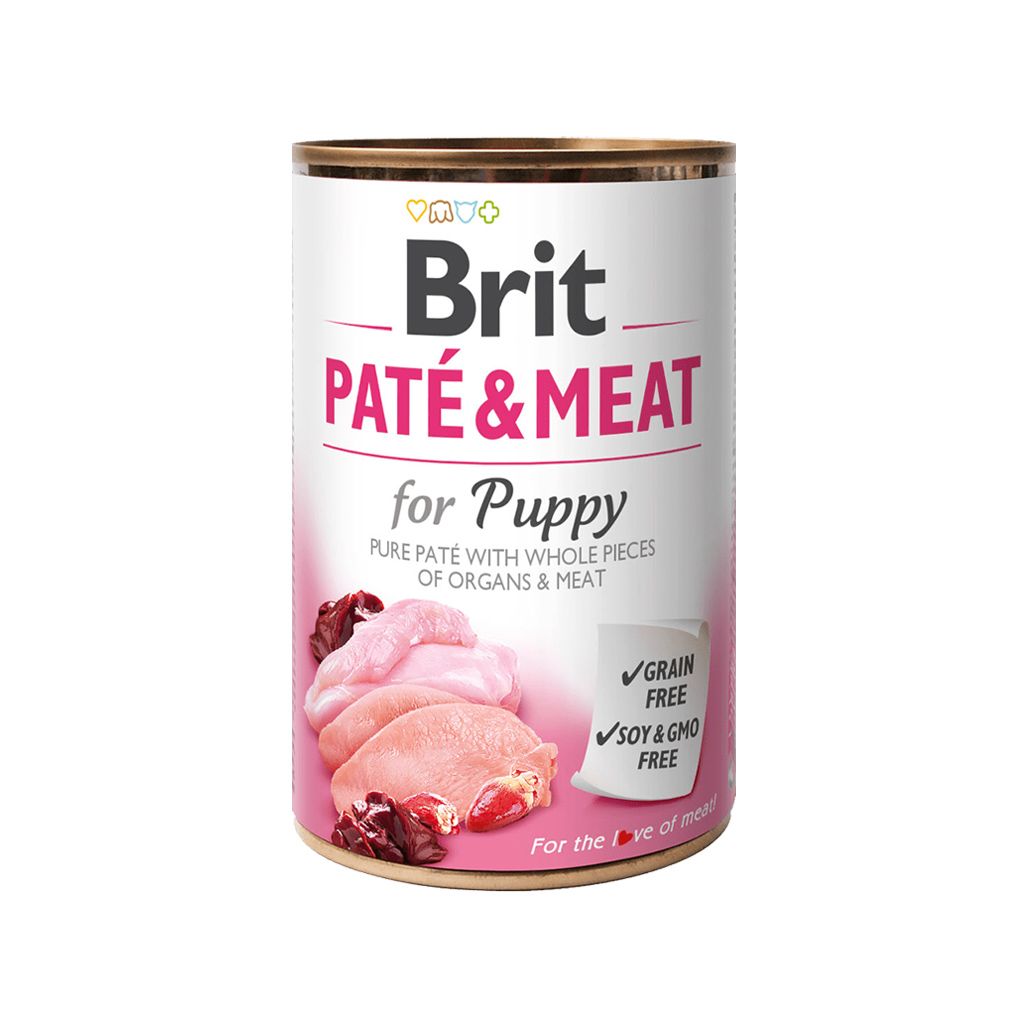 Brit Care Lata Pate & Meat Puppy 400 Gr Pollo y Pavo Brit Care Lata Pate & Meat Puppy 400 Gr Pollo y Pavo