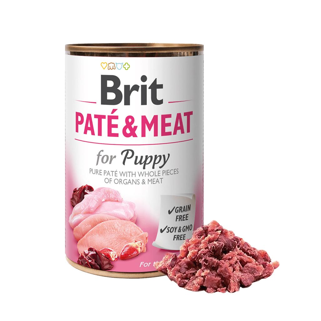 Brit Care Lata Pate & Meat Puppy 400 Gr Pollo y Pavo Brit Care Lata Pate & Meat Puppy 400 Gr Pollo y Pavo
