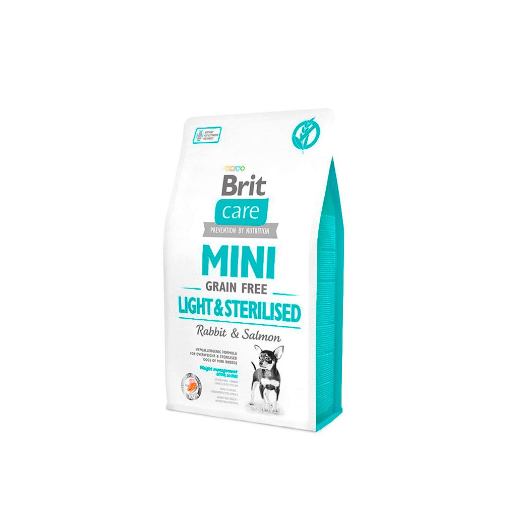 Brit Care Mini Grain Free Light & Sterilized Brit Care Mini Grain Free Light & Sterilized
