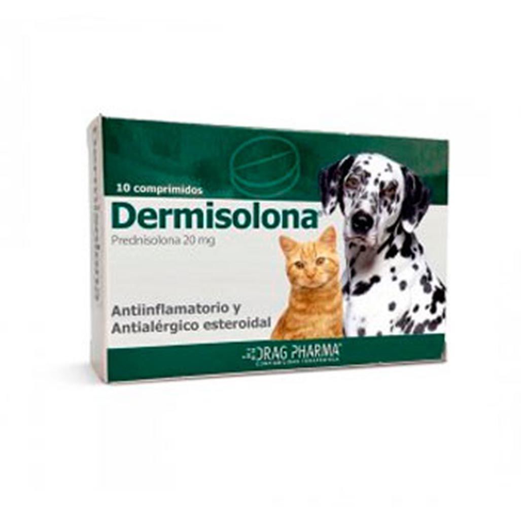 Dermisolona Prednisolona 20 Mg - 10 Comprimidos Dermisolona Prednisolona 20 Mg - 10 Comprimidos