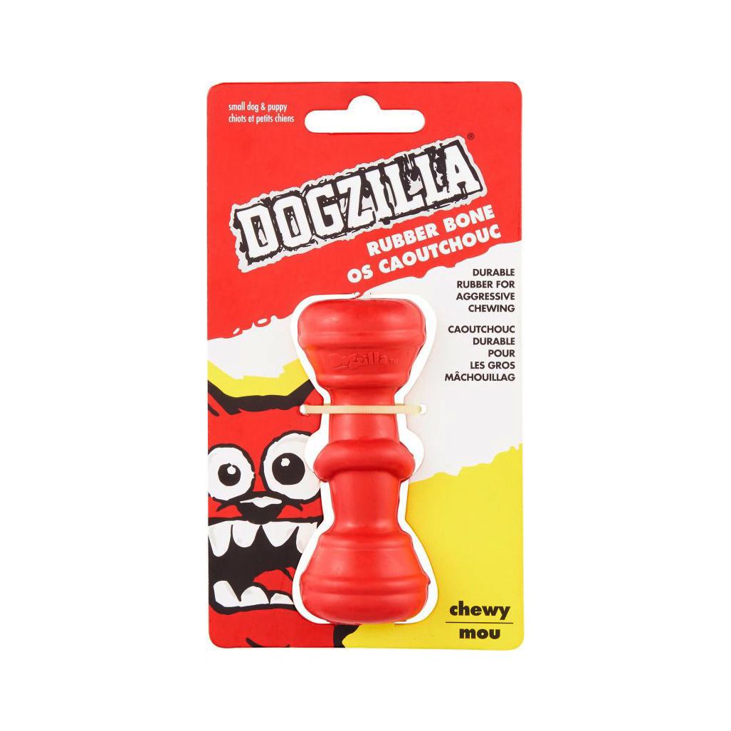 Dogzilla Rubber Bone Small Dog & Puppy Dogzilla Rubber Bone Small Dog & Puppy