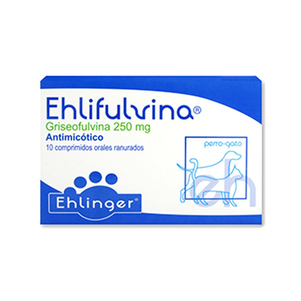 Ehlifulvina 250 Mg - 10 Comprimidos Ehlifulvina 250 Mg - 10 Comprimidos