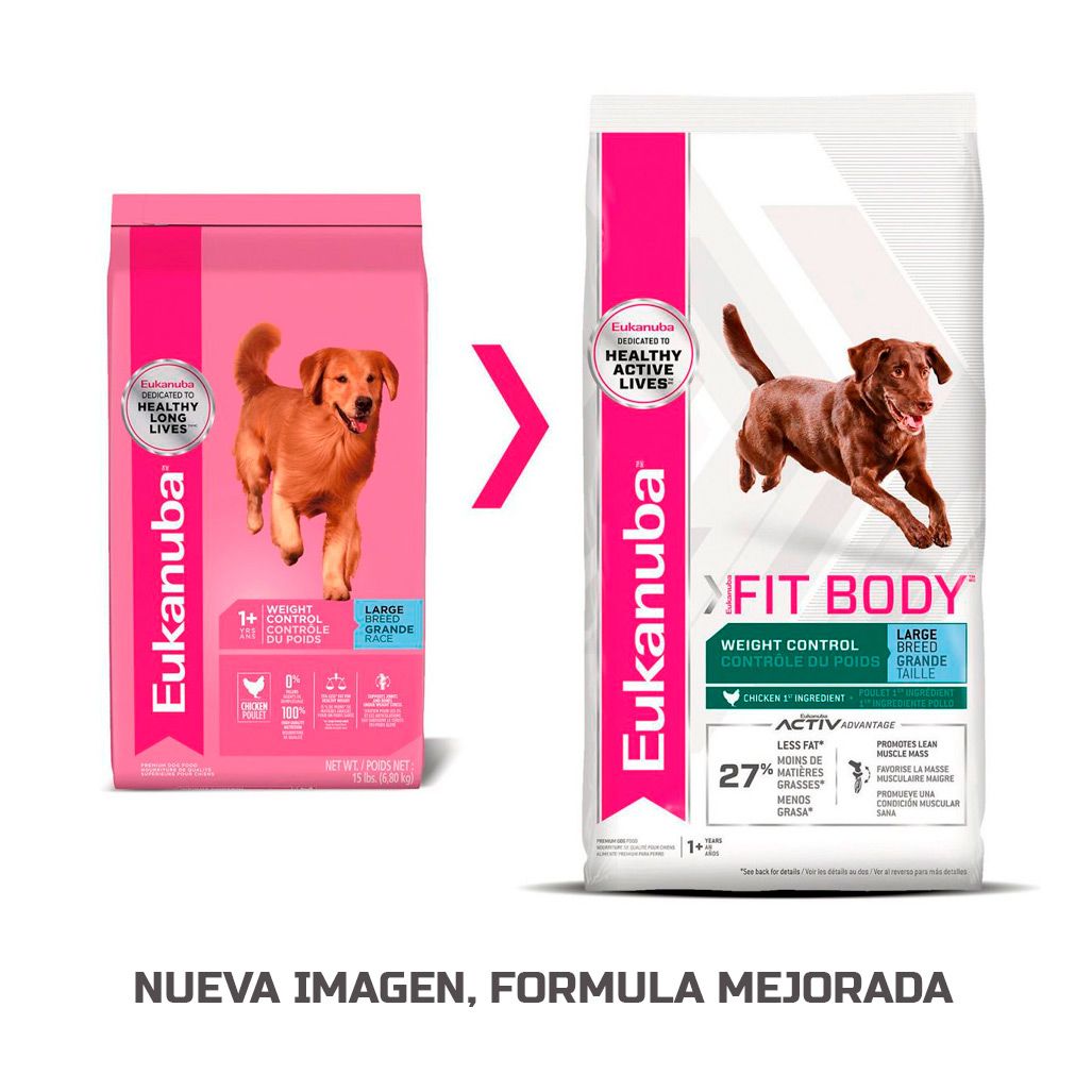 Eukanuba Fit Body Weigth Control Large 13.6 K Eukanuba Fit Body Weigth Control Large 13.6 K