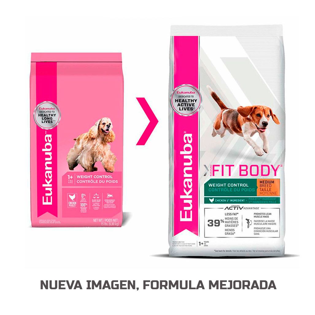 Eukanuba Fit Body Weigth Control Medium 13.6 K Eukanuba Fit Body Weigth Control Medium 13.6 K