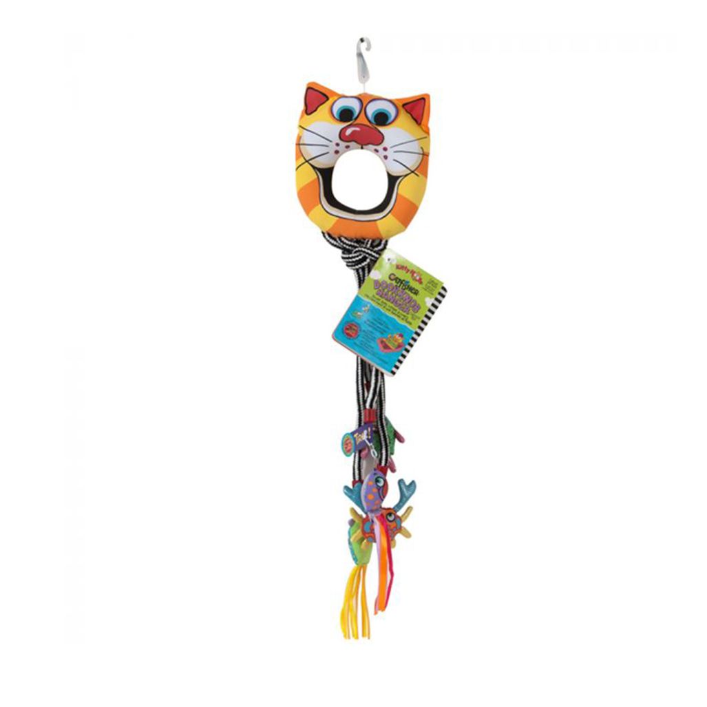 Fat Cat Catfisher Doorknob Hanger Catnip Toy Fat Cat Catfisher Doorknob Hanger Catnip Toy