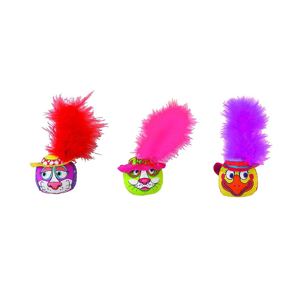 Fat Cat HatHeads Catnip Toys 2 PK Fat Cat HatHeads Catnip Toys 2 PK