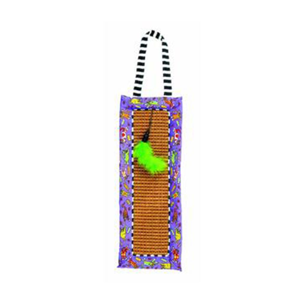 Fat Cat Kitty Hoots Scratchy Mat Doorknob Fat Cat Kitty Hoots Scratchy Mat Doorknob