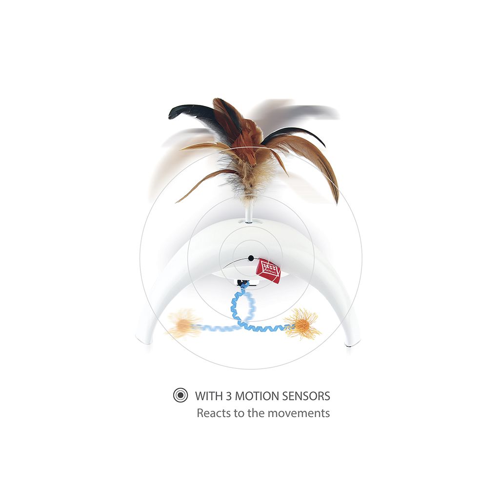 Gigwi Pet Droid Feather Spinner Gigwi Pet Droid Feather Spinner