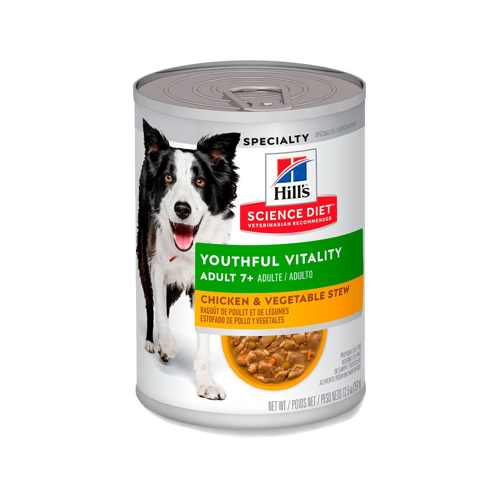 Hills Lata Youthful Vitality 7+ for Dogs 12.5 Oz Hills Lata Youthful Vitality 7+ for Dogs 12.5 Oz