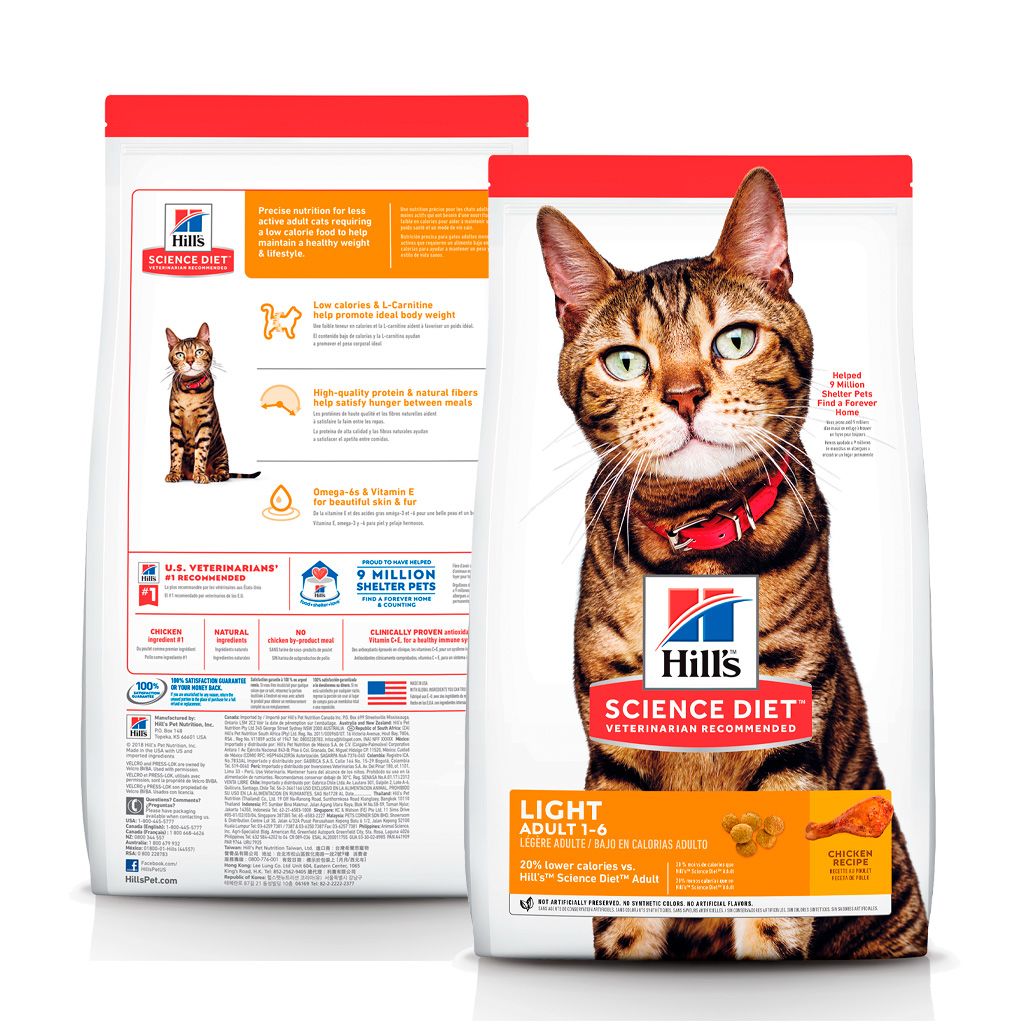 Hills Light Adult 1-6 for Cats Hills Light Adult 1-6 for Cats