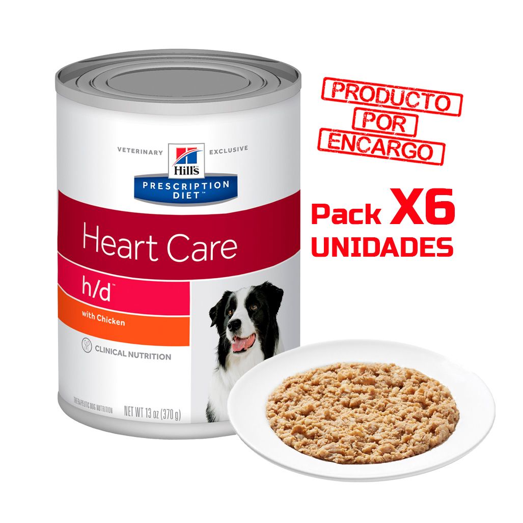 Hills Prescription Canine H/D Lata (A PEDIDO)* 370 Gr x 6 Unidades Hills Prescription Canine H/D Lata (A PEDIDO)* 370 Gr x 6 Unidades