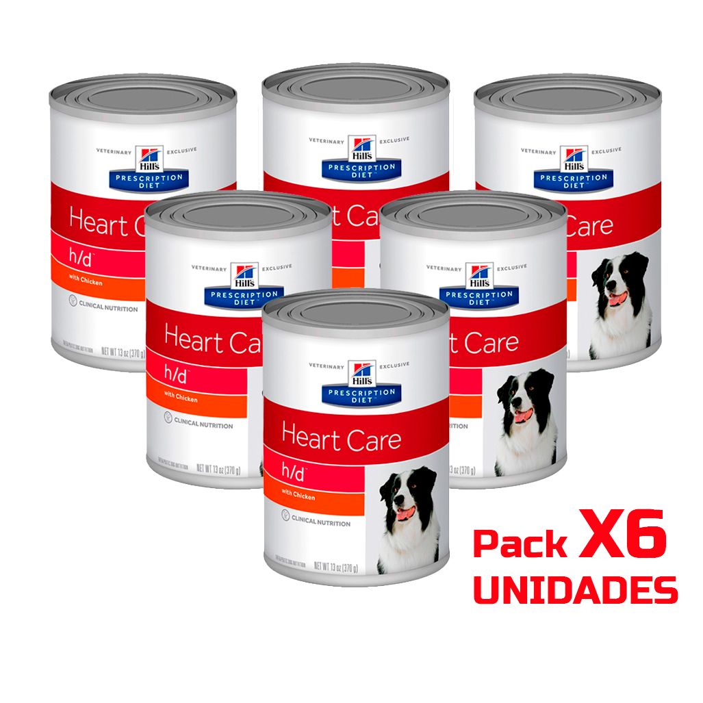 Hills Prescription Canine H/D Lata (A PEDIDO)* 370 Gr x 6 Hills Prescription Canine H/D Lata (A PEDIDO)* 370 Gr x 6